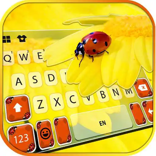 Play Flower Ladybug Keyboard Background APK