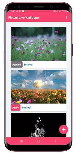 Play Flower Live Wallpaper