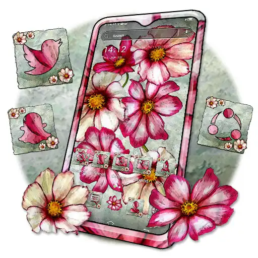 Play Flower Painting Theme Launcher APK Play Flower Painting Theme Launcher APK