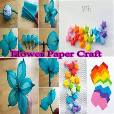 Play Flower Paper Craft Play Flower Paper Craft