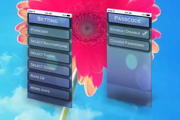Play Flower Passcode Lock