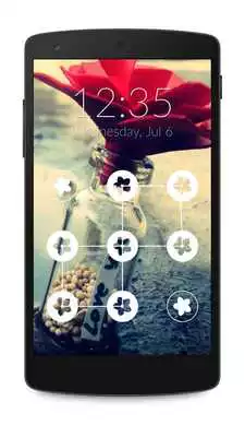 Play Flower Pattern Lock Screen