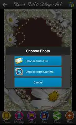 Play Flower Photo Collage Art