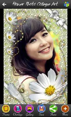 Play Flower Photo Collage Art