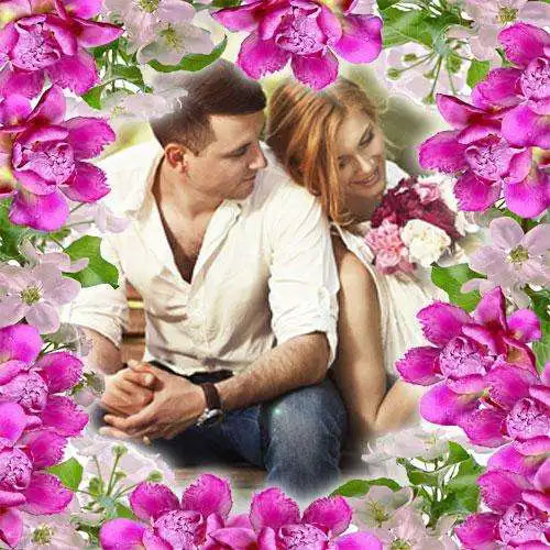 Play Flower photo frame 2019 as an online game Flower photo frame 2019 with UptoPlay