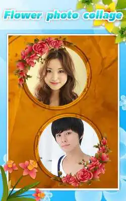 Play Flower Photo Frame Collage