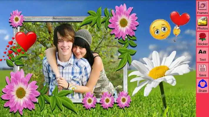 Play Flower Photo Frames/ Birds, Butterfly, Cat and Dog