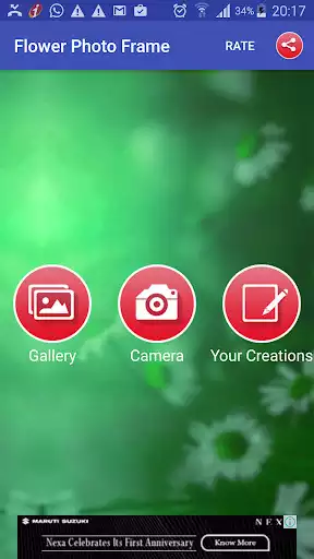 Play Flower Photo Frame as an online game Flower Photo Frame with UptoPlay
