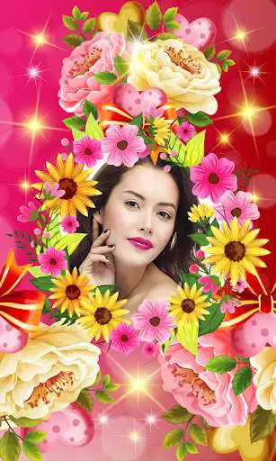 Play Flower Photo Frames : Insta Dp as an online game Flower Photo Frames : Insta Dp with UptoPlay