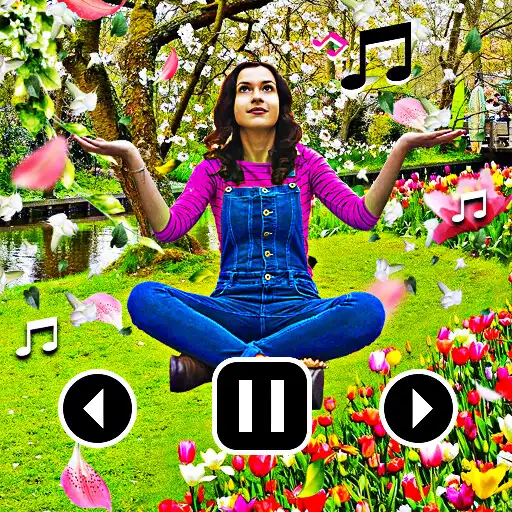Play Flower photo video maker music APK Play Flower photo video maker music APK