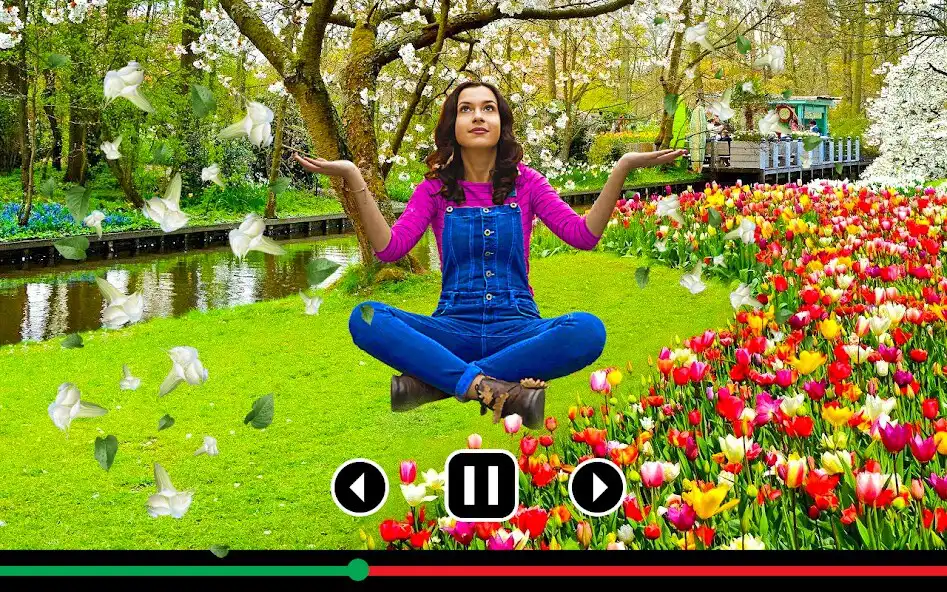 Play Flower photo video maker music  and enjoy Flower photo video maker music with UptoPlay