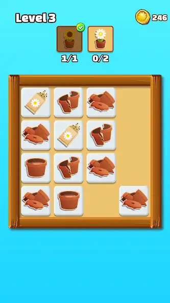 Play Flower Pots - 2048 as an online game Flower Pots - 2048 with UptoPlay