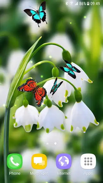 Play Flowers 3D Parallax Background