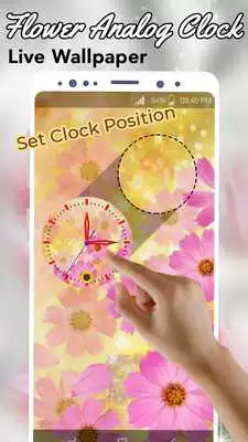Play Flowers Analog Clock Live Wallpaper Play Flowers Analog Clock Live Wallpaper