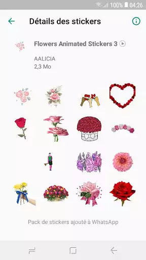 Play Flowers Animated Stickers WAStickerApps as an online game Flowers Animated Stickers WAStickerApps with UptoPlay