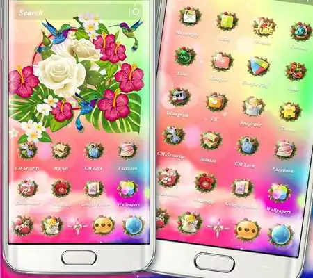 Play Flowers Birds Colorful Dream Theme Play Flowers Birds Colorful Dream Theme