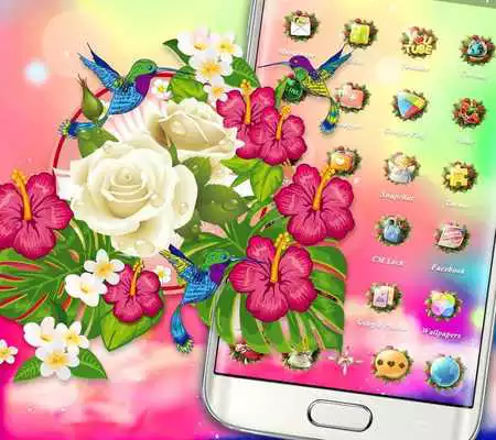 Play Flowers Birds Colorful Dream Theme Play Flowers Birds Colorful Dream Theme