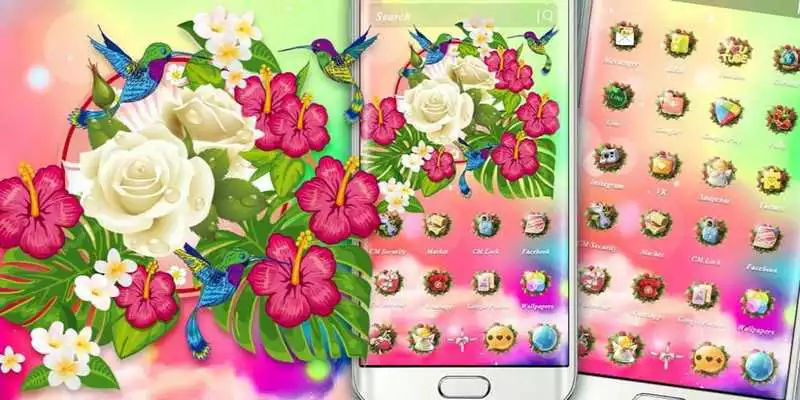 Play Flowers Birds Colorful Dream Theme Play Flowers Birds Colorful Dream Theme