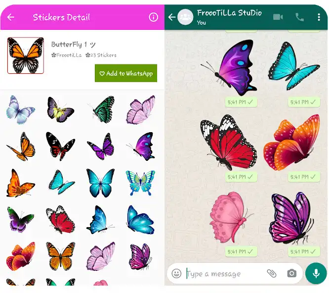 Play Flowers  Butterfly Stickers  and enjoy Flowers  Butterfly Stickers with UptoPlay