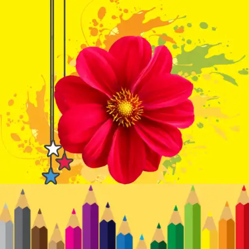 Play Flowers Coloring book Adults APK Play Flowers Coloring book Adults APK