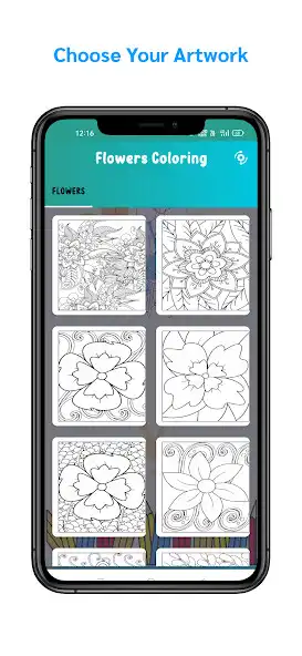 Play Flowers Coloring book Adults  and enjoy Flowers Coloring book Adults with UptoPlay