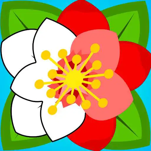 Play flowers coloring game with numbers APK