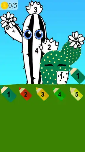 Play flowers coloring game with numbers as an online game flowers coloring game with numbers with UptoPlay