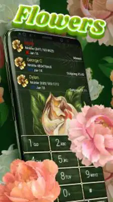 Play Flowers Dialer Theme