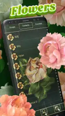 Play Flowers Dialer Theme