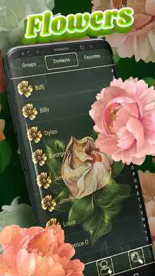 Play Flowers Dialer Theme