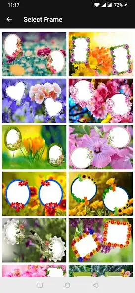 Play Flowers Dual Photo Frames as an online game Flowers Dual Photo Frames with UptoPlay