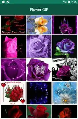 Play Flowers GIF : Flower Stickers For Whatsapp