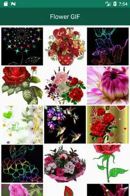 Play Flowers GIF : Flower Stickers For Whatsapp