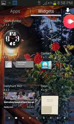 Play Flowers In Night LWP