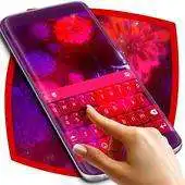 Free play online Flowers Keyboard Neon Theme APK