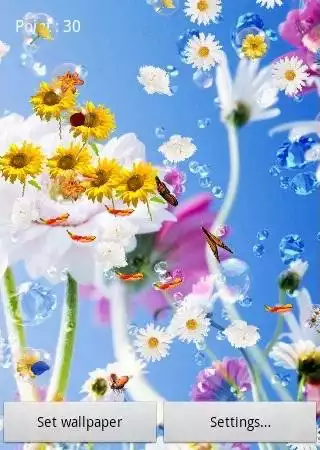 Play Flowers Live Wallpaper