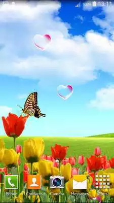 Play Flowers Live Wallpaper