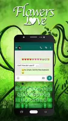 Play Flowers Love Kika Keyboard
