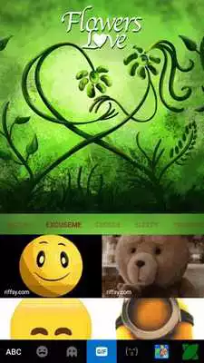 Play Flowers Love Kika Keyboard