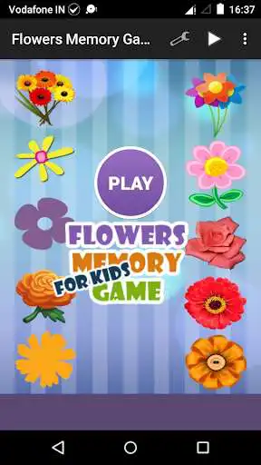 Play APK Flowers Memory Game for Kids  and enjoy Flowers Memory Game for Kids with UptoPlay com.innateapps.flowersmemogame.app