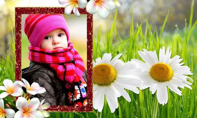 Play Flowers Photo Frames New