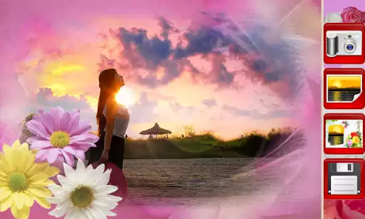 Play Flowers Photo Frames as an online game Flowers Photo Frames with UptoPlay