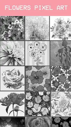 Play Flowers Pixel Adult Coloring  and enjoy Flowers Pixel Adult Coloring with UptoPlay