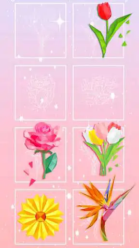 Play Flowers Poly artbook - Polygon  and enjoy Flowers Poly artbook - Polygon with UptoPlay