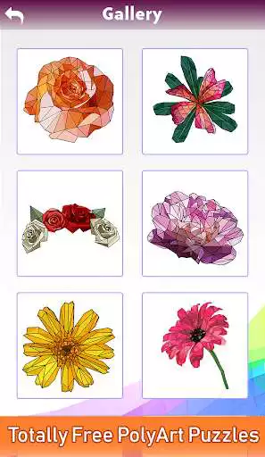 Play Flowers Poly Art: Color by Number,Coloring Puzzle  and enjoy Flowers Poly Art: Color by Number,Coloring Puzzle with UptoPlay