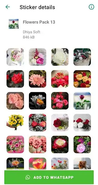 Play Flowers Stickers for WA as an online game Flowers Stickers for WA with UptoPlay