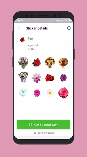 Play Flowers Stickers - WASticker as an online game Flowers Stickers - WASticker with UptoPlay