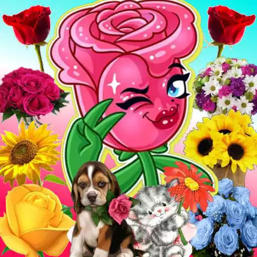 Play Flower Stickers for Whatsapp APK