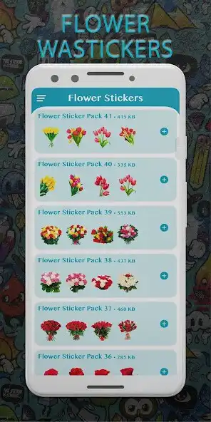 Play Flower Stickers for Whatsapp as an online game Flower Stickers for Whatsapp with UptoPlay