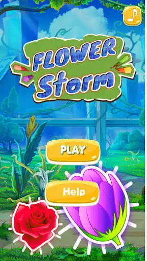 Play Flower Storm as an online game Flower Storm with UptoPlay
